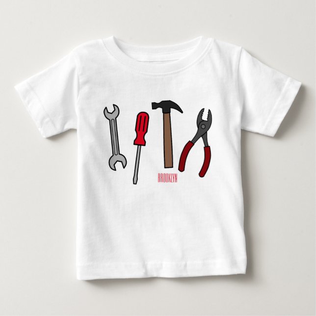Cartoon-Abbildung Baby T-shirt (Vorderseite)