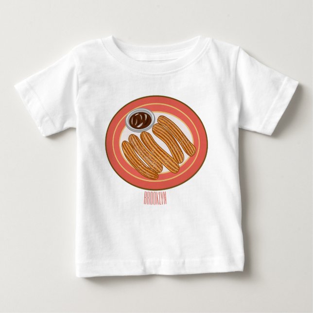Cartoon-Abbildung Baby T-shirt (Vorderseite)