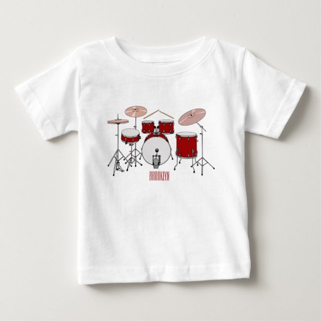 Cartoon-Abbildung Baby T-shirt (Vorderseite)