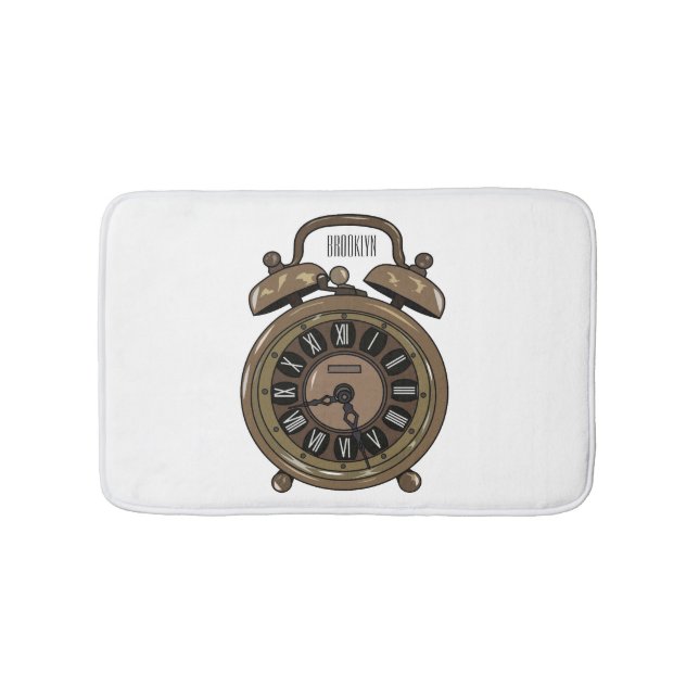 Cartoon-Abbildung Badematte (Vorderseite)