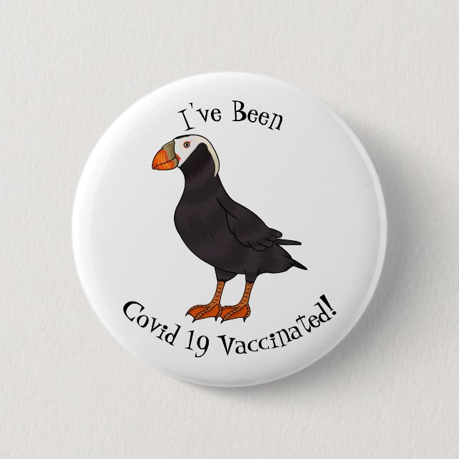 Cartoon-Abbildung Button (Vorderseite)