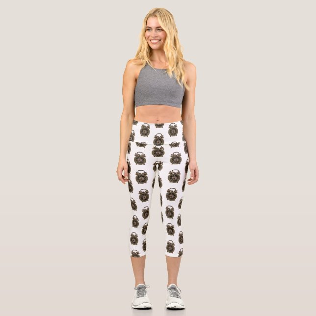 Cartoon-Abbildung Capri Leggings (Vorderseite)