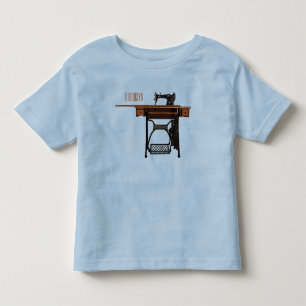 Cartoon-Abbildung der Nähmaschine Kleinkind T-shirt