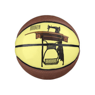 Cartoon-Abbildung der Nähmaschine Mini Basketball