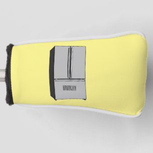 Cartoon-Abbildung des Kühlschranks Golf Headcover