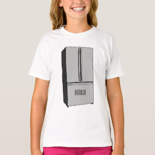 Cartoon-Abbildung des Kühlschranks T-Shirt