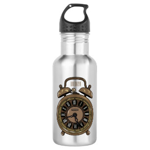 Cartoon-Abbildung Edelstahlflasche