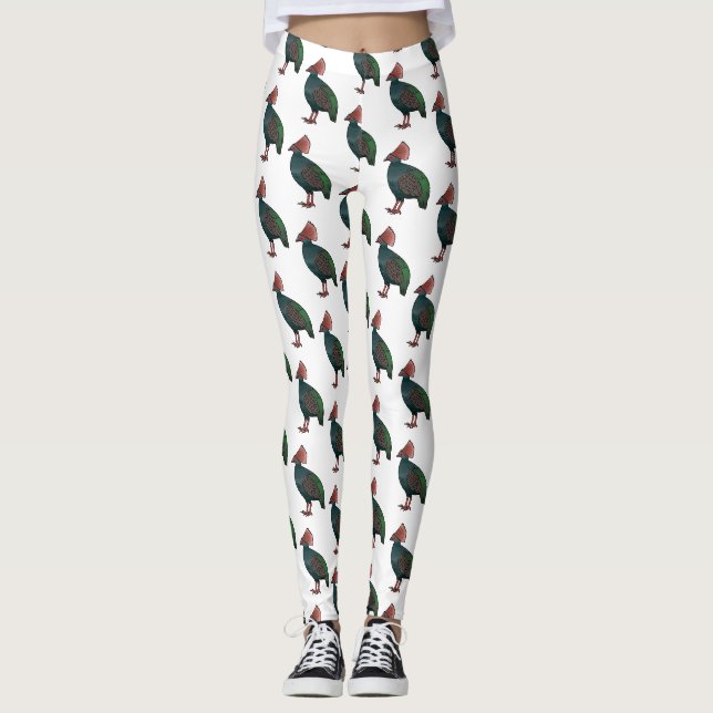 Cartoon-Abbildung eines gezapften Partridge Leggings (Vorderseite)