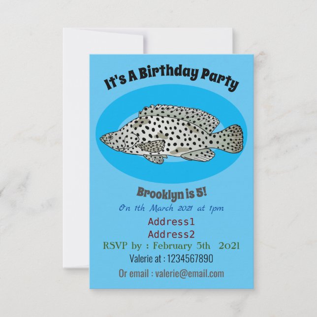 Cartoon-Abbildung Einladung (Vorderseite)