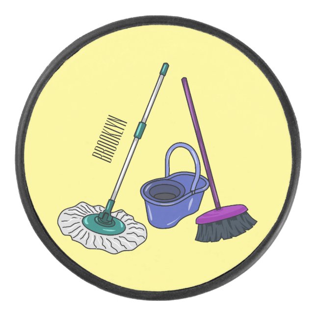 Cartoon-Abbildung Eishockey Puck (Vorderseite)
