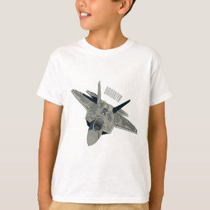 Cartoon-Abbildung für Kampfflugzeuge T-Shirt
