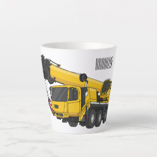 Cartoon-Abbildung für Kranwagen Milchtasse