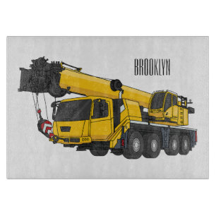 Cartoon-Abbildung für Kranwagen Schneidebrett