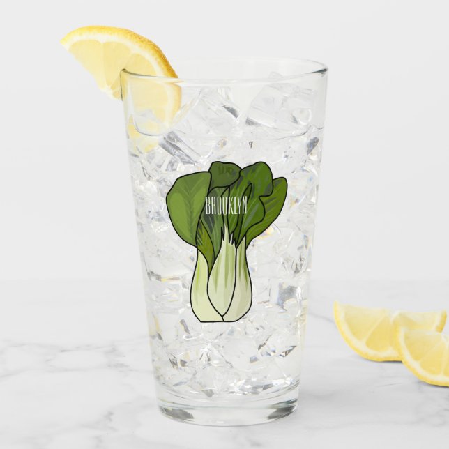 Cartoon-Abbildung Glas (Vorderseite Ice)