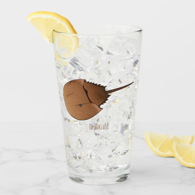 Cartoon-Abbildung Glas (Vorderseite Ice)