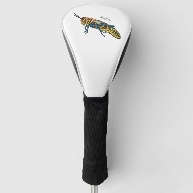 Cartoon-Abbildung Golf Headcover (Vorderseite)