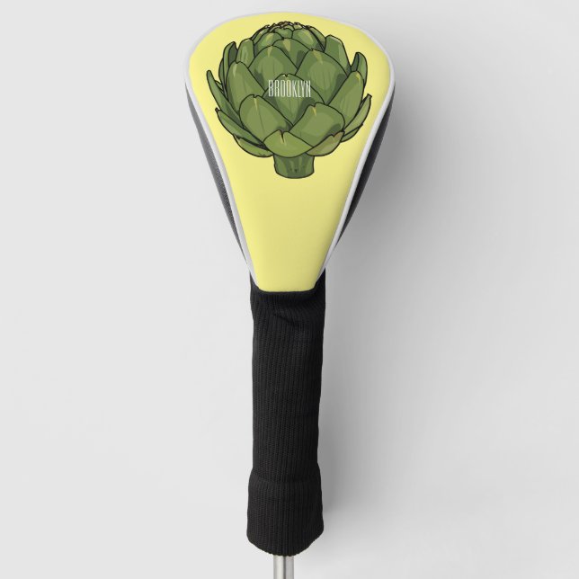 Cartoon-Abbildung Golf Headcover (Vorderseite)