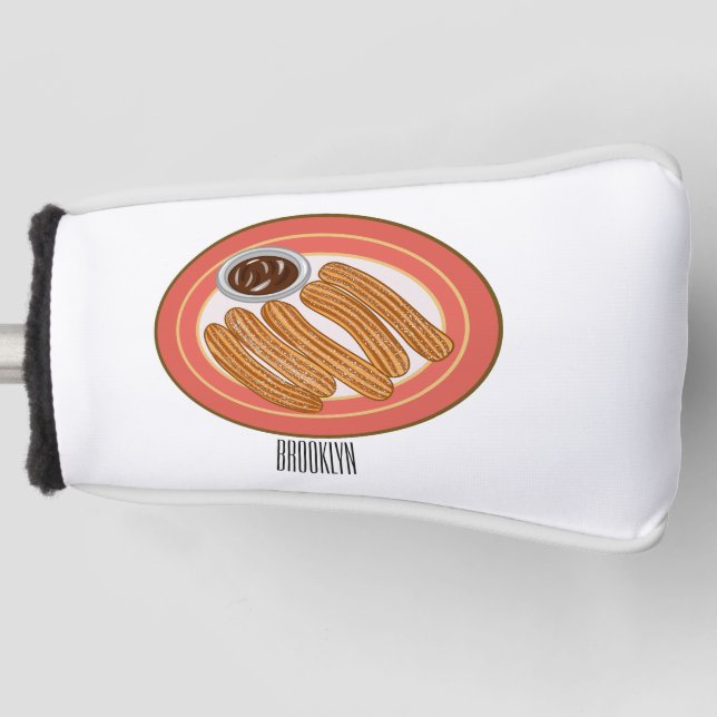 Cartoon-Abbildung Golf Headcover (Vorderseite)