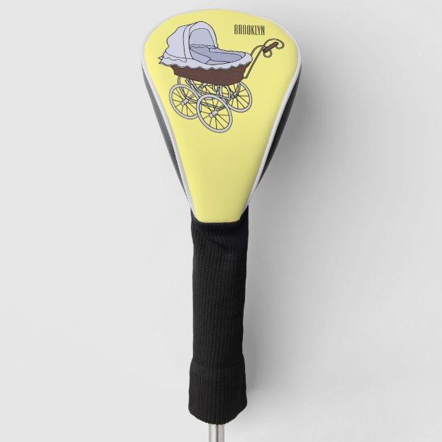 Cartoon-Abbildung Golf Headcover (Vorderseite)
