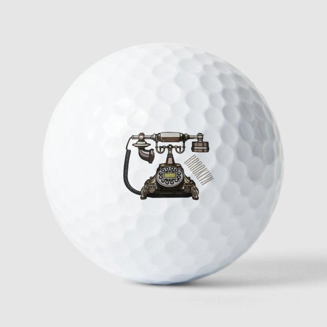 Cartoon-Abbildung Golfball (Vorderseite)