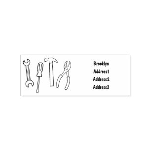 Cartoon-Abbildung Gummistempel