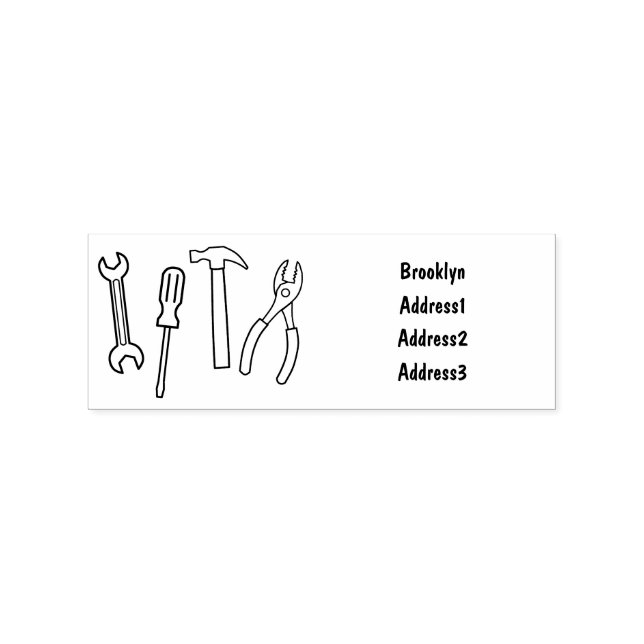 Cartoon-Abbildung Gummistempel (Prägung)