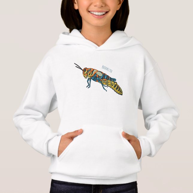 Cartoon-Abbildung Hoodie (Vorderseite)