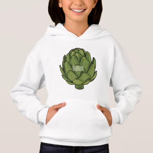 Cartoon-Abbildung Hoodie (Vorderseite)