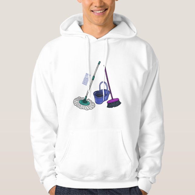 Cartoon-Abbildung Hoodie (Vorderseite)