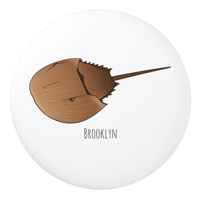 Cartoon-Abbildung Keramikknauf (Vorderseite)