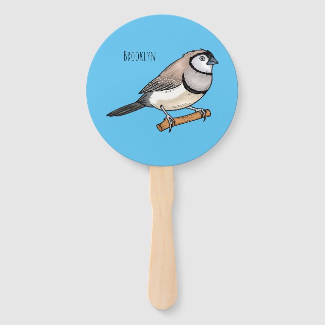 Cartoon-Abbildung mit Doppelbarsch Fächer (Vorderseite)