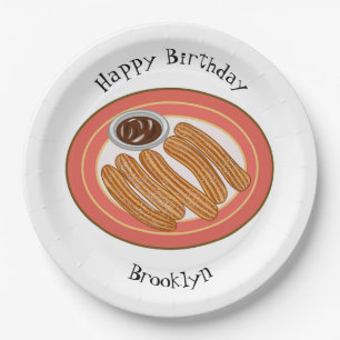 Cartoon-Abbildung Pappteller