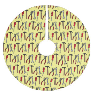 Cartoon-Abbildung Polyester Weihnachtsbaumdecke