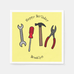 Cartoon-Abbildung Serviette