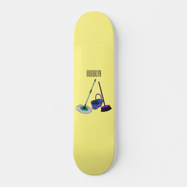 Cartoon-Abbildung Skateboard (Vorne)