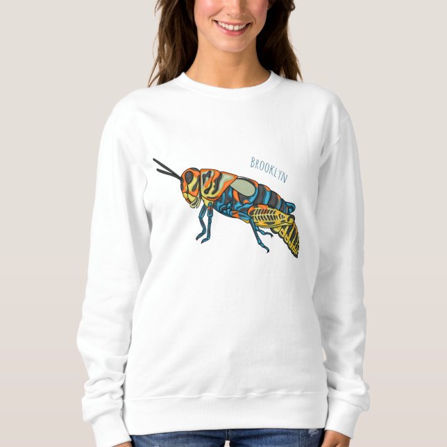 Cartoon-Abbildung Sweatshirt (Vorderseite)
