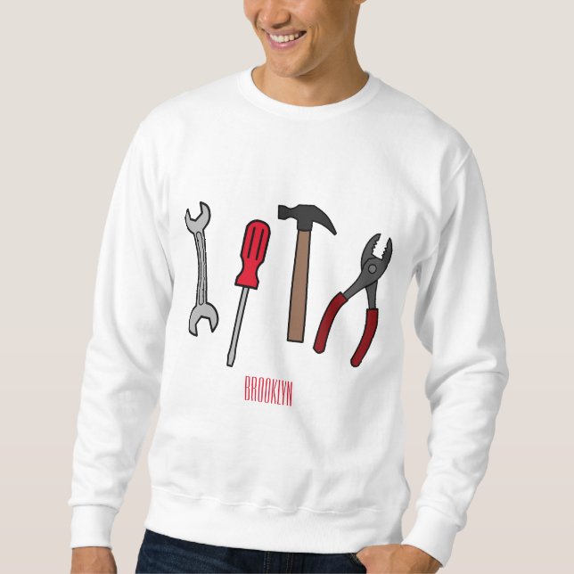 Cartoon-Abbildung Sweatshirt (Vorderseite)