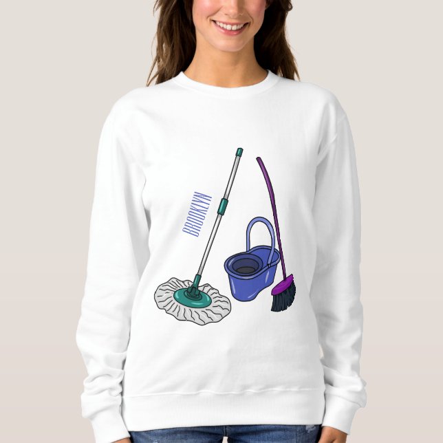 Cartoon-Abbildung Sweatshirt (Vorderseite)