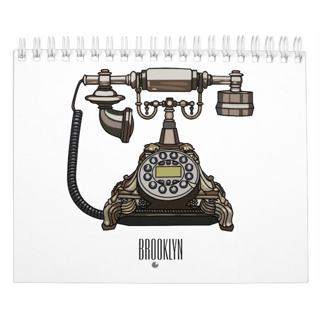 Cartoon-Abbildung von Zuhause Kalender (Titelbild)