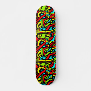 Cartoon Abstrakt Skateboard