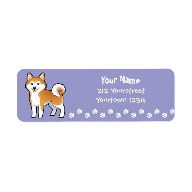 Cartoon Akita Inu / Shiba Inu (Vorne)