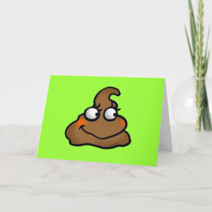 Cartoon amusant Carte de sourire