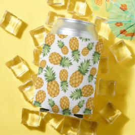 Cartoon Ananas-Muster Dosenkühler