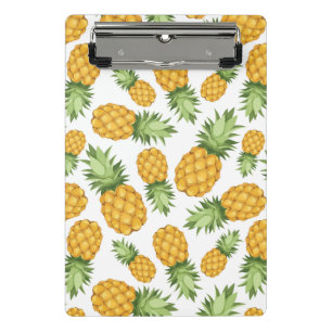 Cartoon-Ananas-Muster Mini Klemmbrett