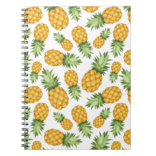 Cartoon Ananas-Muster Notizblock