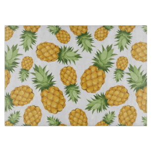 Cartoon Ananas-Muster Schneidebrett