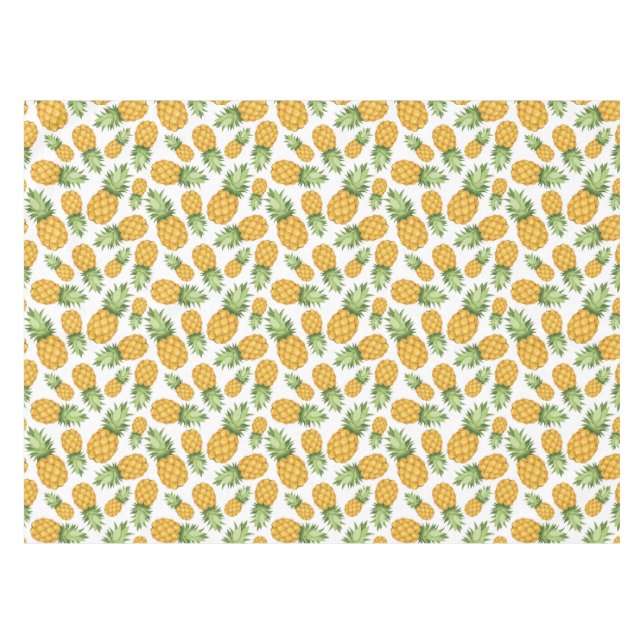 Cartoon-Ananas-Muster Tischdecke (Vorderseite (Horizontal))