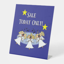 Cartoon Angel Choir individuell anpassbar Sockelschild