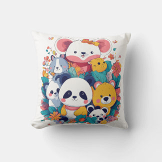 Cartoon Animal Pillow - Niedlich Pandas, Koala, Bä Kissen
