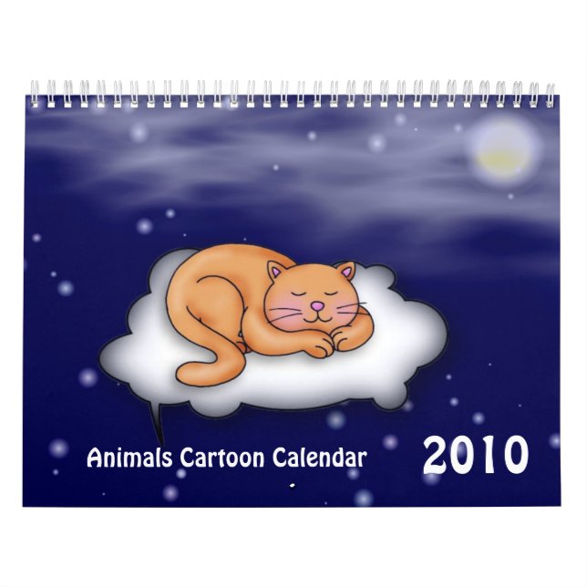 Cartoon Animaux 2010 Calendrier (Protection)